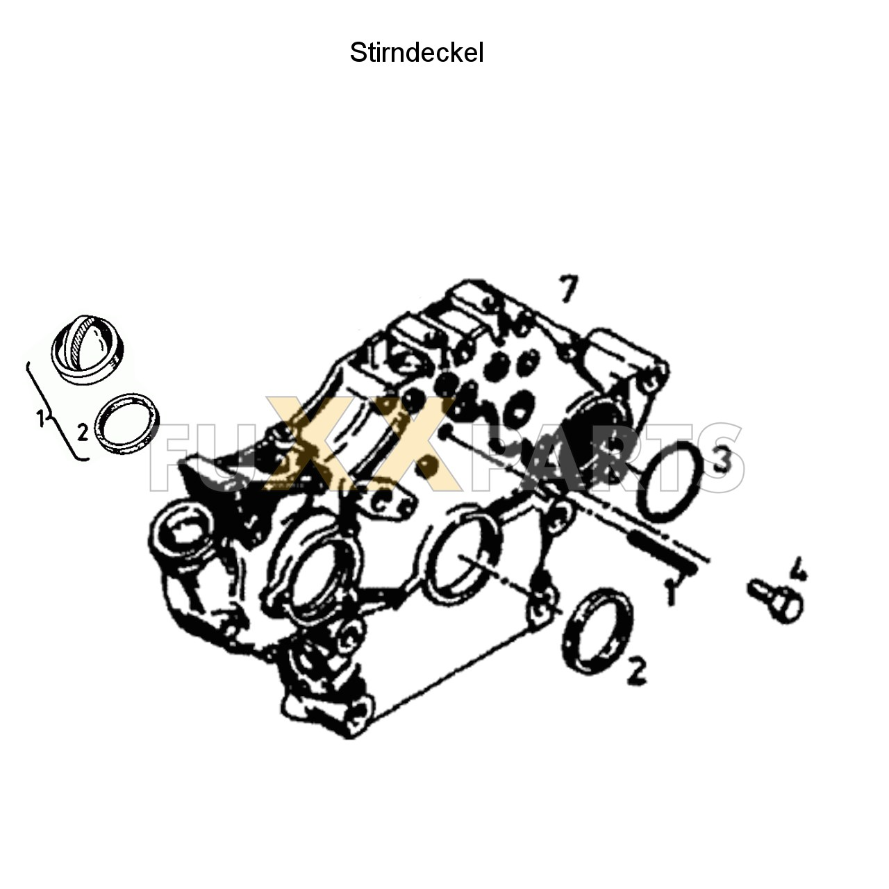 DX 140-76XX Stirndeckel