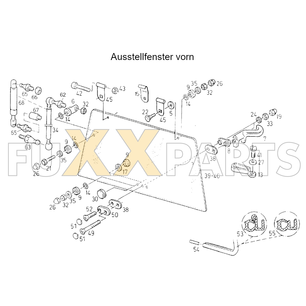 DX 3.10VC Ausstellfenster vorn