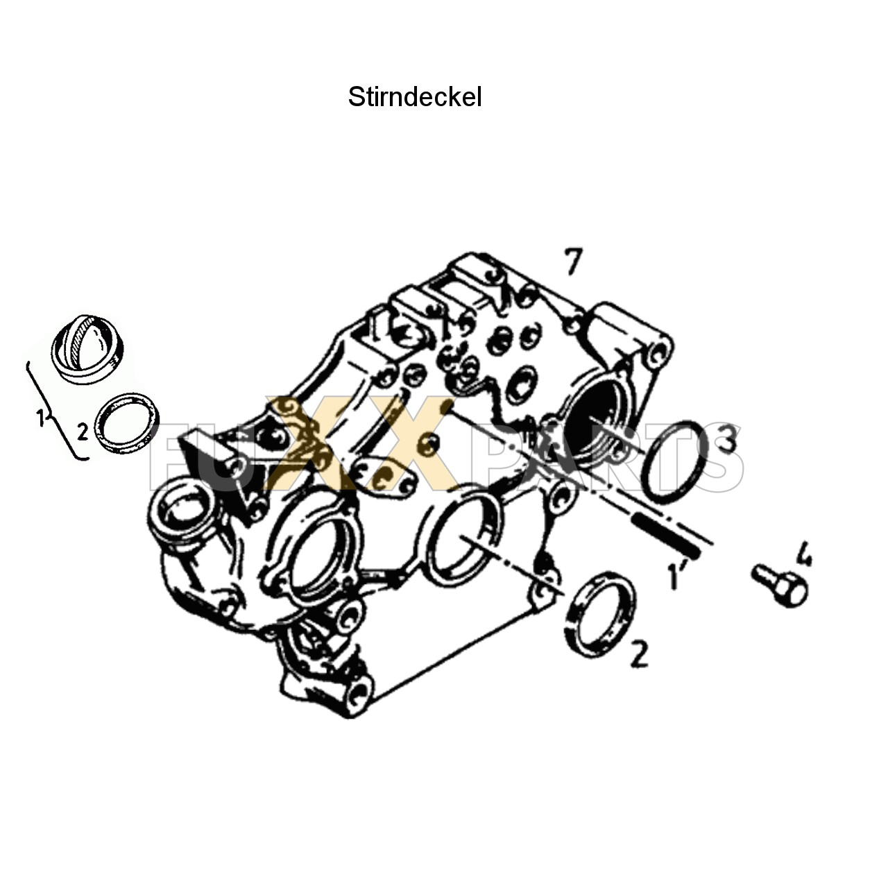 DX 145-76XX Stirndeckel