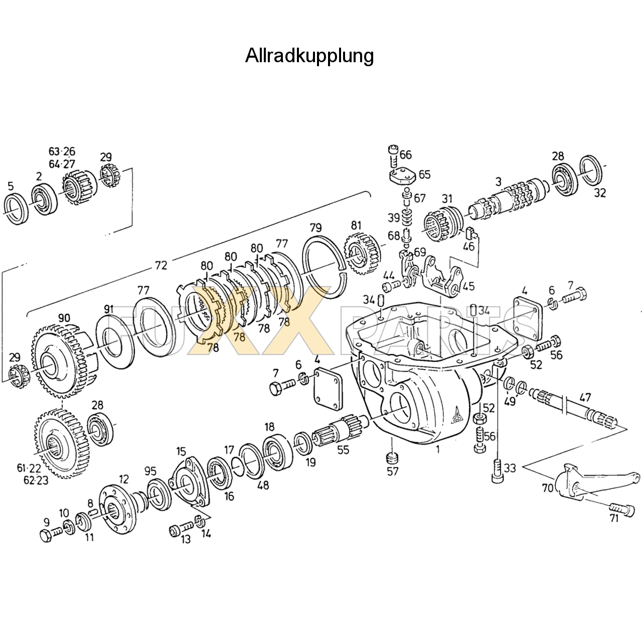 D 6807 C Allradkupplung