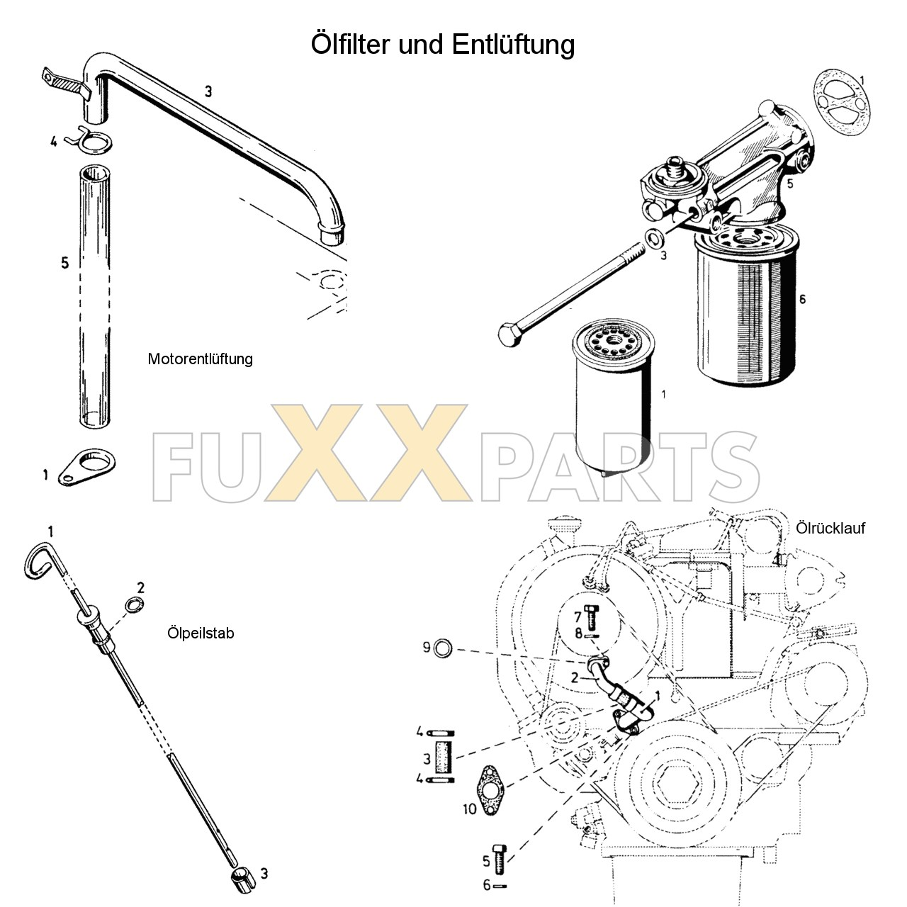 DX 90-78XX Ölfilter und Entlüftung 1