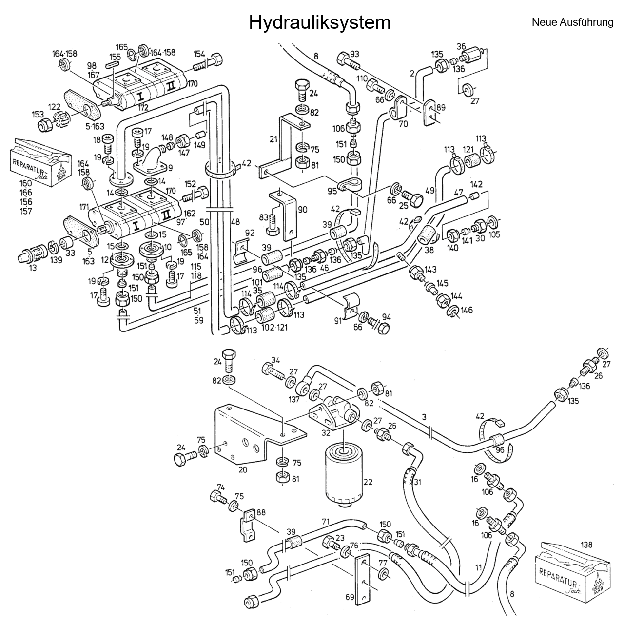 DX 90-78XX Hydrauliksystem 2