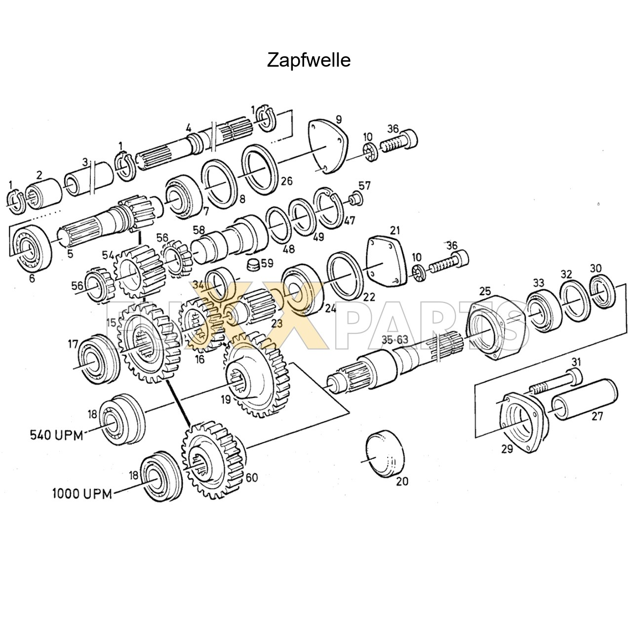 DX 90-78XX Zapfwelle