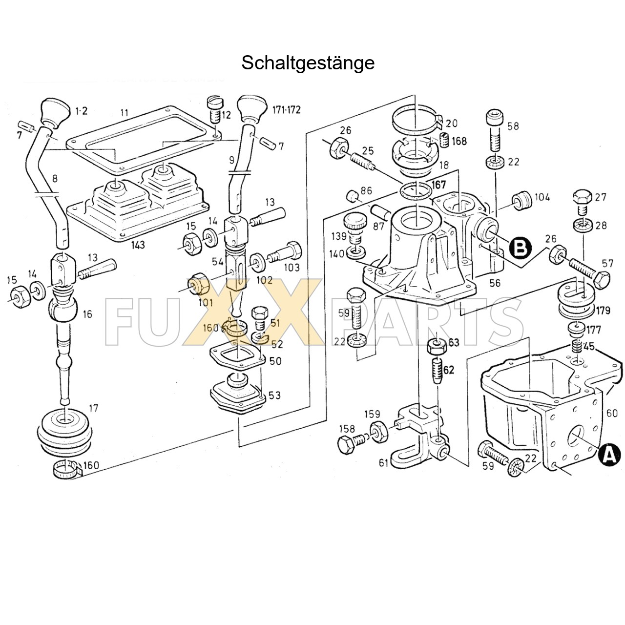 DX 90-78XX Schaltgestänge 1