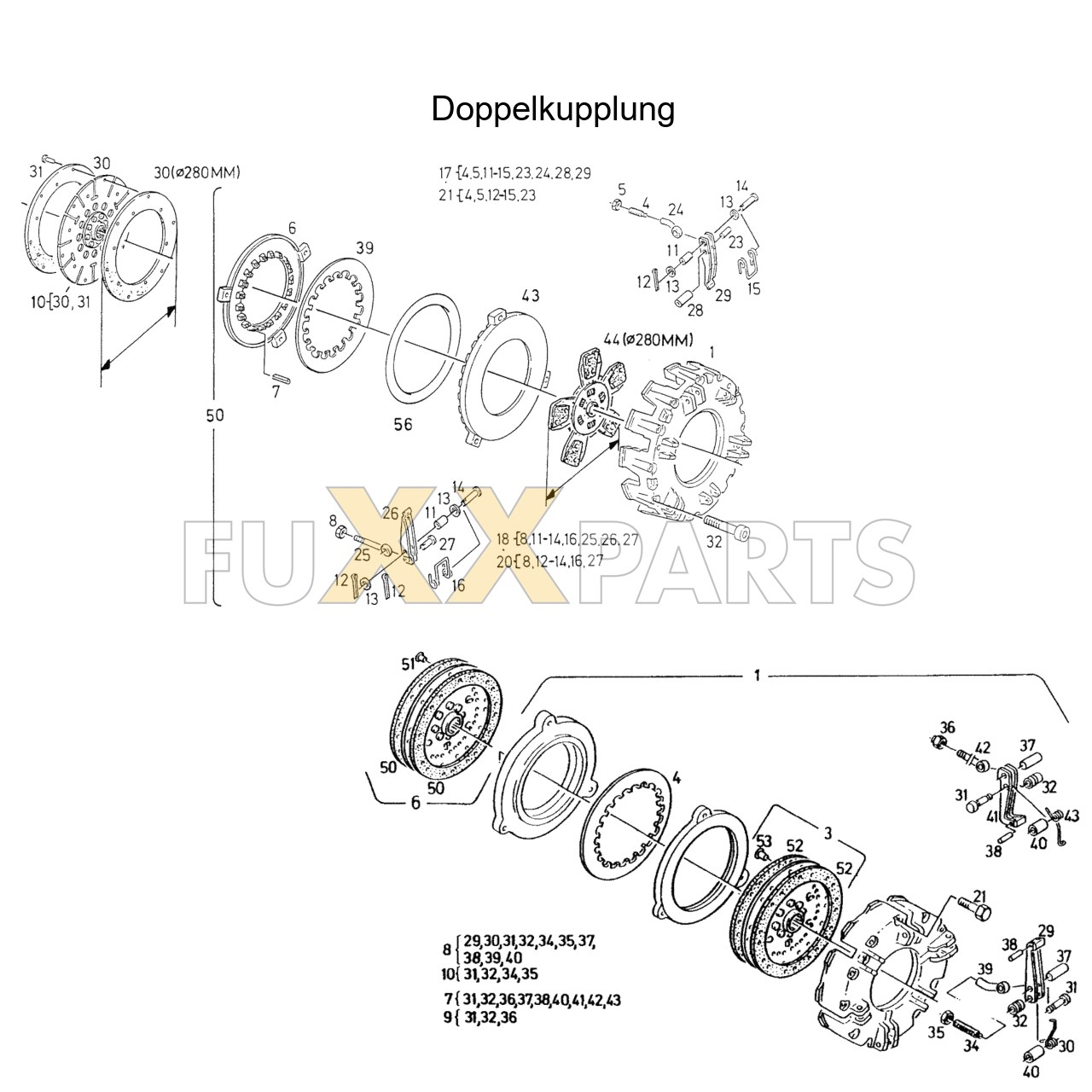 DX 3.70VC Doppelkupplung unabhängig