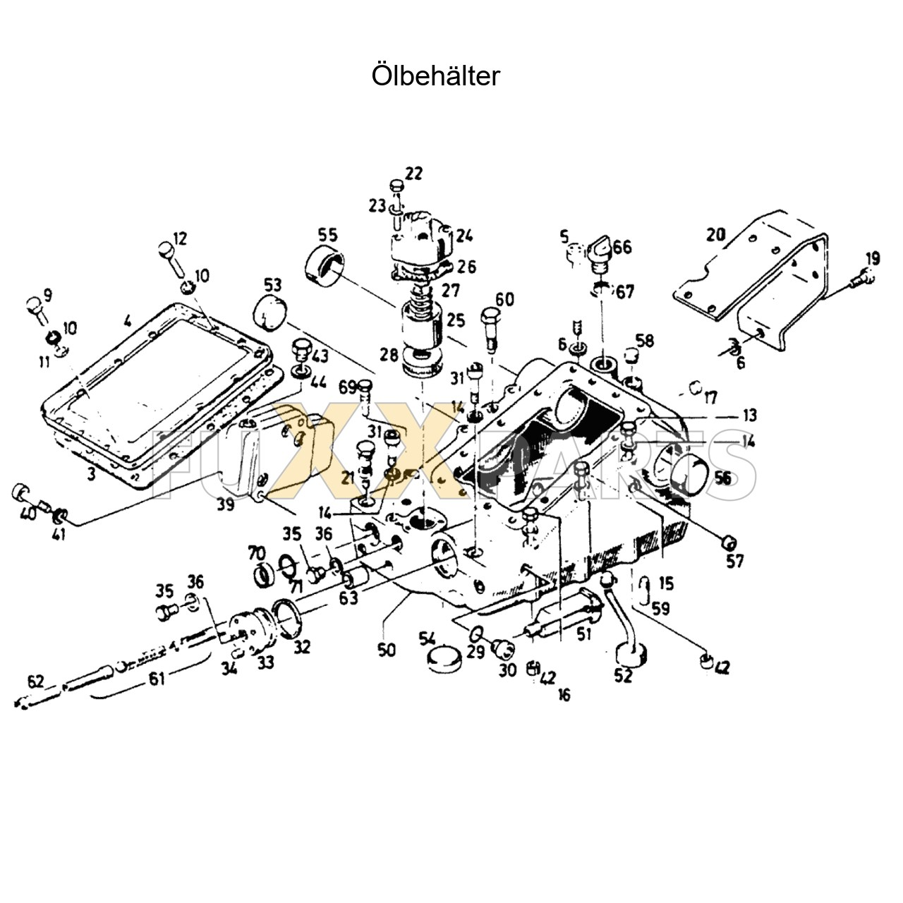 DX 160-76XX Ölbehälter