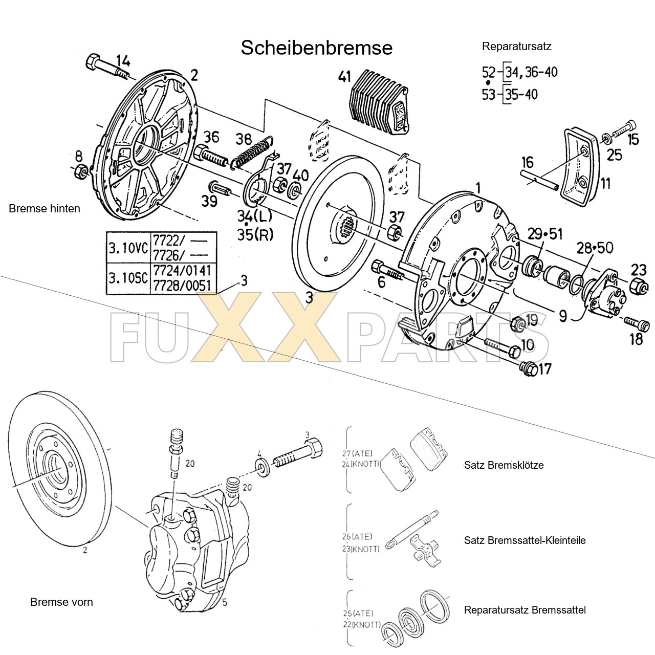 DX 3.30SC Scheibenbremse