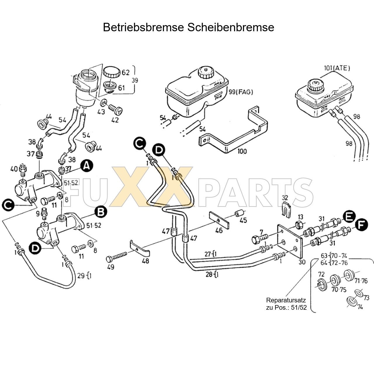 DX 3.10SC Betriebsbremse Scheibe 1