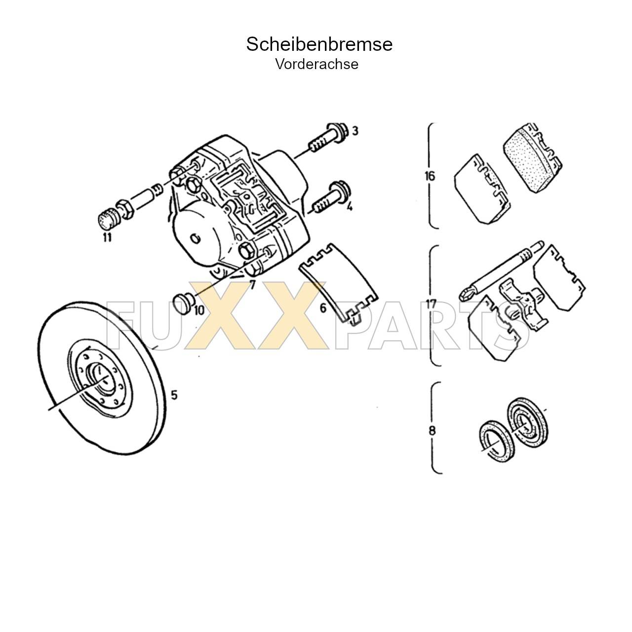 DX 3.70VC Scheibenbremse Allrad